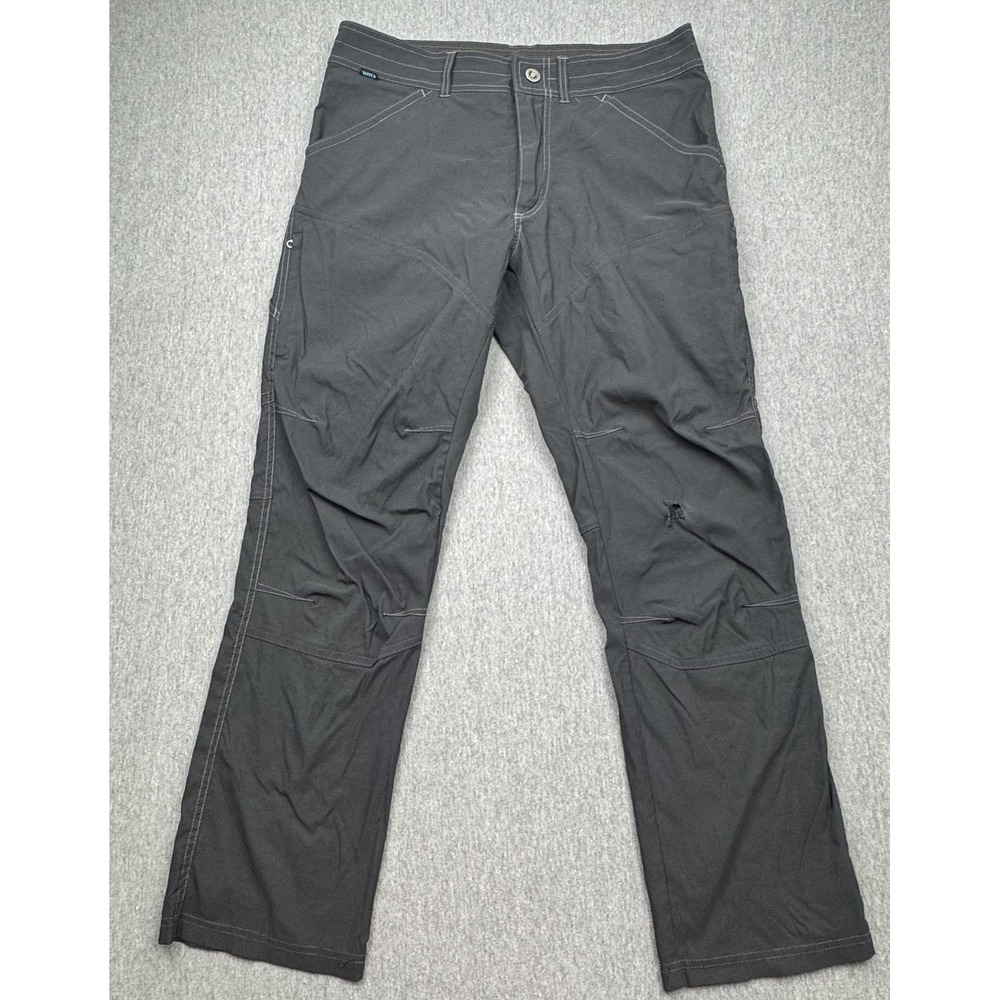 Kuhl Renegade Rock Pants Mens 34x30 Cargo Hiking Outdoor Gorpcore Black 5120